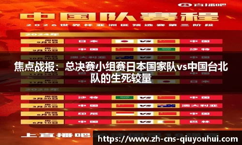 焦点战报：总决赛小组赛日本国家队vs中国台北队的生死较量